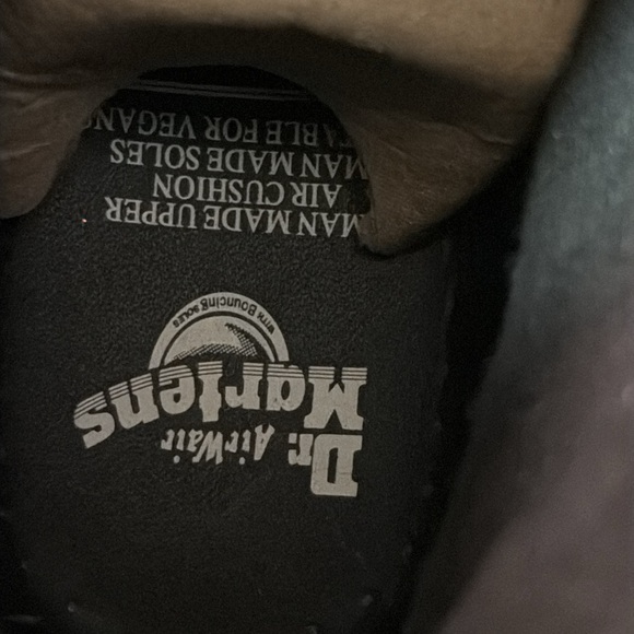 Dr. Martens 1460 Vegan Leather Lace Up Boots in Cherry Size 7 - Picture 7 of 10